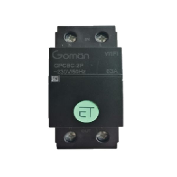 CB thông minh WIFI 1 pha 63A Goman GM-WCB63-366